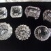 Vintage Cut Glass Salt Cellars Dishes Choice between five pieces