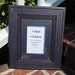 4 x 6 NAVY BLUE old vintage wood picture frame