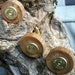 Winchester .38 Special Cufflinks and Tie Tack.....Cuff links Set and Tie Tack Handcrafted from a beautiful red oak tree branch