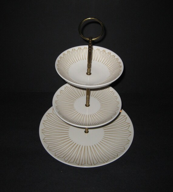Royal China Three Tiered Serving Dish