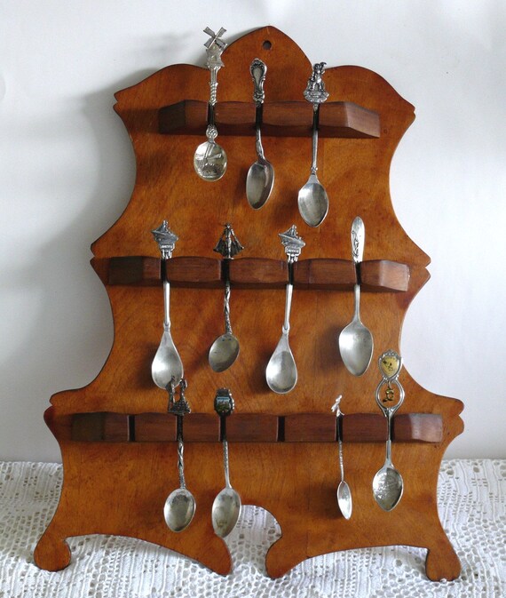 Vintage Collector Spoon Rack