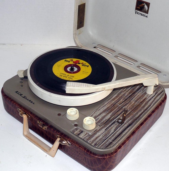 1950s RCA Portable Record Player Sale Price by allunique on Etsy