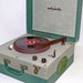 Restored 1955 Portable Record Player with Warranty