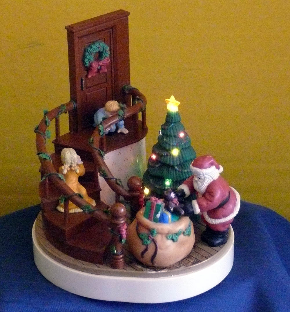 night before christmas music box