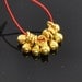 2.5mmx4mm 18k Solid Yellow Gold Ball Charm Finding (10)