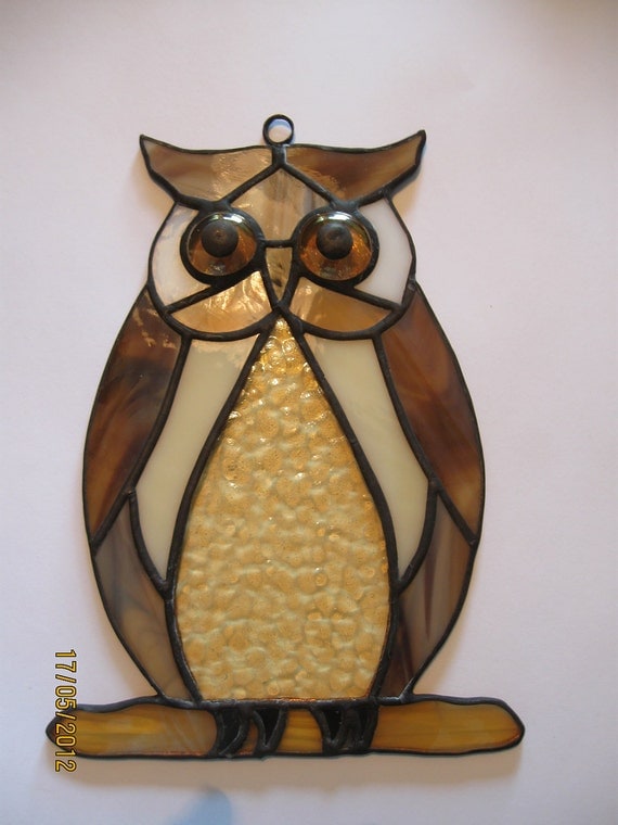Items similar to Stained Glass Owl pattern on Etsy
