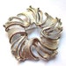Vintage Silver Plated Star / Flower Brooch Costume Jewelry
