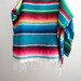 guadalajara VINTAGE hand woven mexican blanket