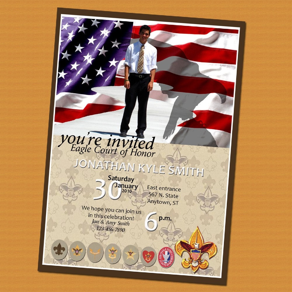 Eagle Court Of Honor Invitations Template 7