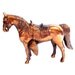 Vintage Hollow Copper Metal Horse Figurine Statue