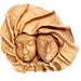 Vintage Tooled Leather Mask, Face Sculpture, Folk Art