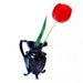 Vintage Decorative Vase, Black Iron Pitcher