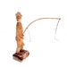 Fisherman Wood Carving, Quebec Folk Art