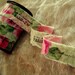 French Inspired Hand Stamped Ribbon Hand Stamped Trim Mademoiselle - Paris Address (0292)