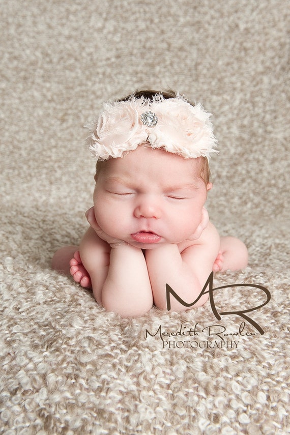 505 New baby headbands ivory 635 Baby Headbands Baby Girls Headbands Ivory Headbands Christening   