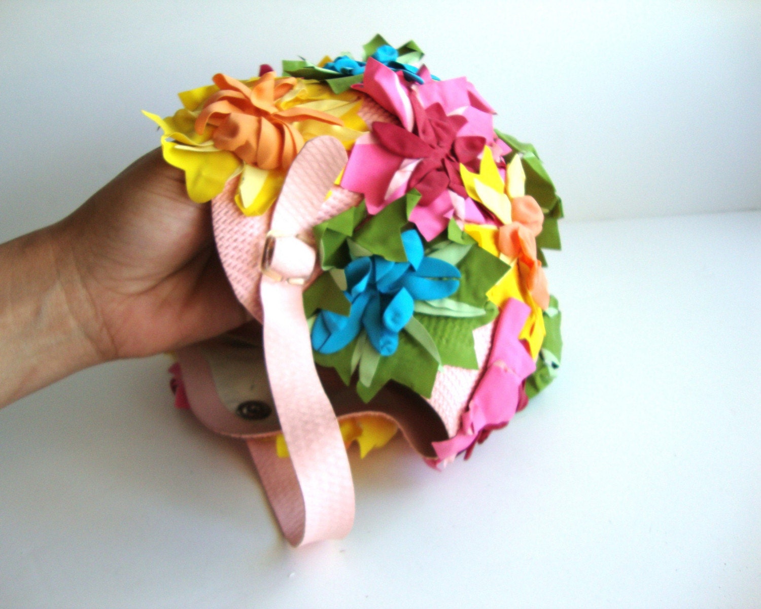 1950 Vintage FLORAL Swim Cap from Pudding