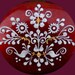 Vintage Enamel Brooch Eva Scherer Wien Vienna Austria