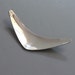 Rebajes Sterling Silver Brooch Modernist Boomerang Design