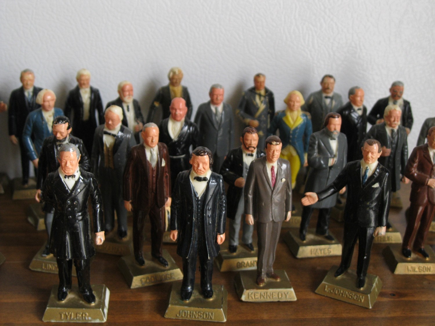 Vintage Set of 35 President Figurines by ShaneLilyRain on Etsy