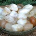 Citrine Tumbled Gemstones . Set of Two