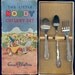 Vintage 1950's Enid Blyton Little Noddy Cutlery Set in Original Box w Character Cover Art