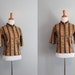 50s Blouse / Vintage 1950s Novelty Print Blouse / Unworn / 50s Cotton Blouse