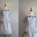 50s Wrap Dress / Vintage 1950s Cotton Day Dress / Unworn with Tags / 50s Dress