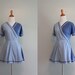 1940s Playsuit / Vintage 40s Cover Up / Wrap Dress
