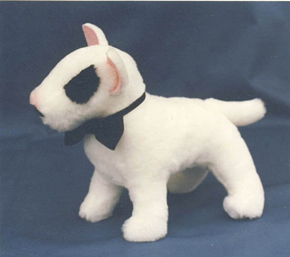 bull terrier soft toy