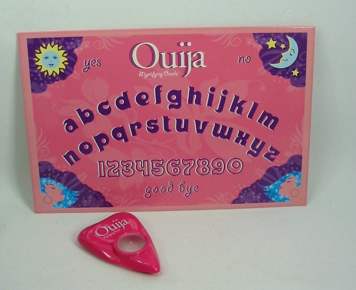 Pink Ouija Board and Mover