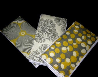 Linen Optic Blossom Burpie Trio with Premium 6 Ply NOT Birdseye