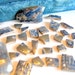 Vintage Lusterware Mosaic Tiles Jewelry Supplies Group 1
