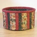 Quilted Fabric Bowl - Christmas Lily (XbowlK)
