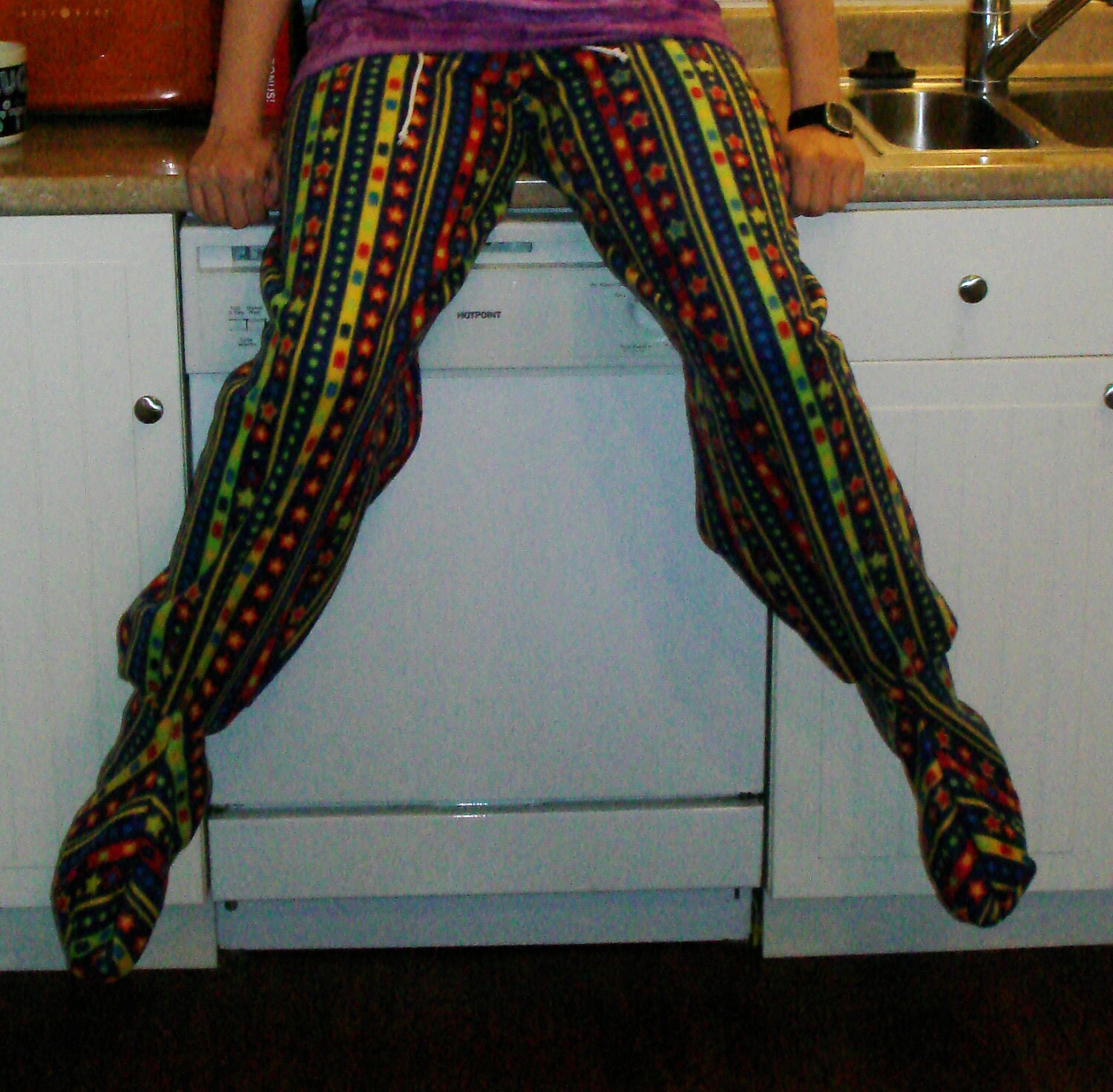 footed pajama bottoms for adults