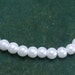white glass pearls 4mm round