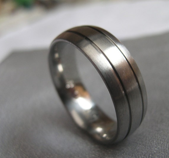 Titanium Mens Ring Wedding Band Anniversary Rings