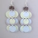 Paper Earrings in Spring Pastels