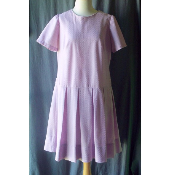 SALE on Pale Lavender Vintage 60s Drop Waist by catsandcrickets