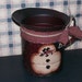 RESERVED FOR LINDA.... Vintage Snowman Cup