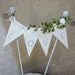LoVE Banner Wedding Cake Topper