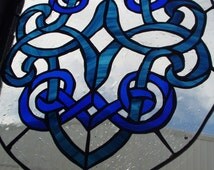 Popular items for celtic stain glass on Etsy