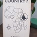 Vintage ETHIOPIA Educational Flashcard