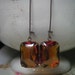 Vintage Madeira Topaz Jewel Earrings