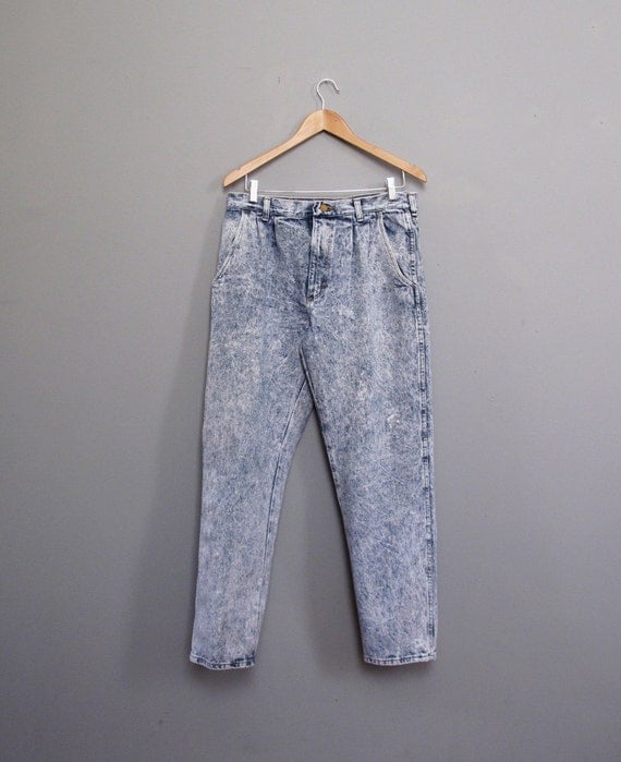 1980s ACID WASHED wrangler jeans L