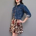 RESERVED for shagballl vintage LEVI'S cropped denim jacket XS S
