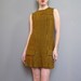 1960s MOD houndstooth MINI dress XS S