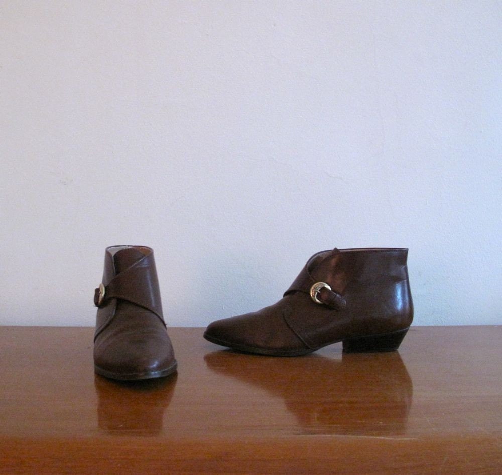 etienne aigner boots brown