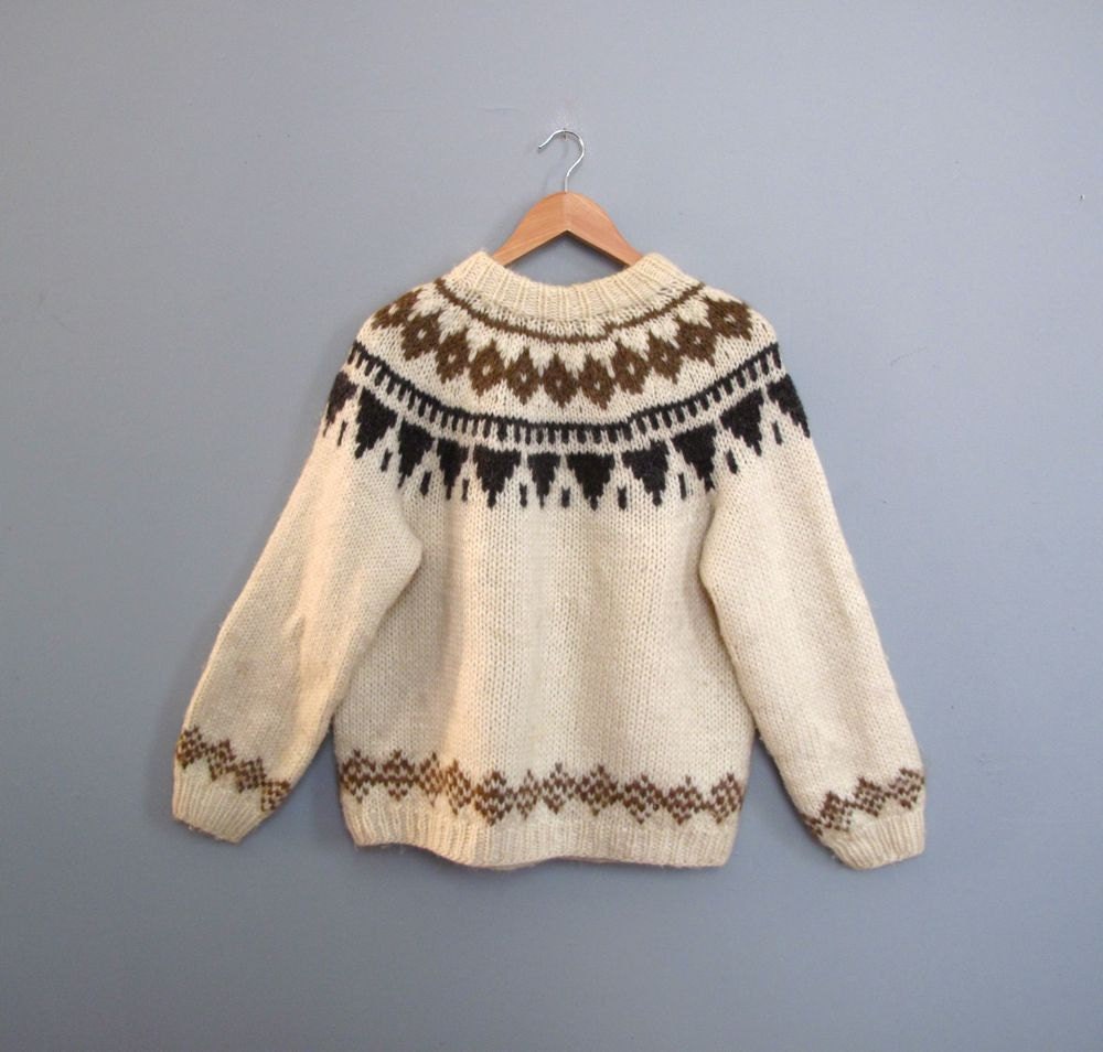 vintage ICELANDIC wool sweater