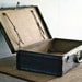 Antique Faux Leather Suitcase