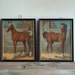 Vintage Paint By Number Horse Paintings